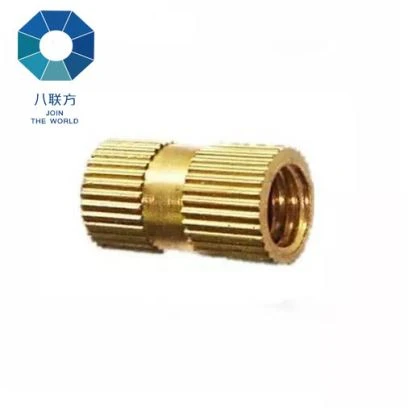 Knurled ορείχαλκο ένθετο παξιμάδι για πλαστικά ένεση